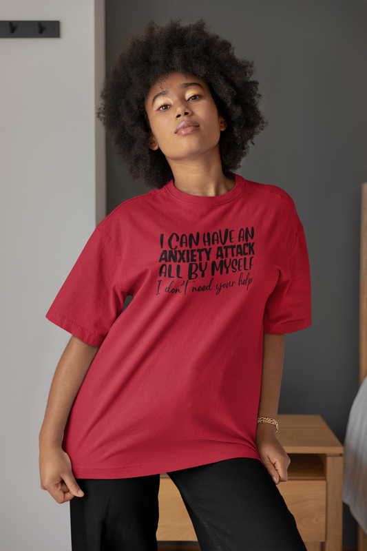"Anxiety Attack" Unisex Short Sleeve Tee